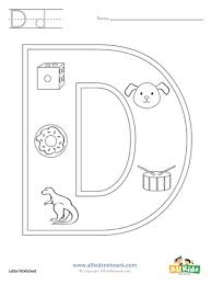 Enjoy these free printable alphabet materials that complement letter d: Letter D Coloring Page All Kids Network