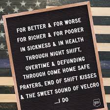 Blue Wedding Vows Police Wife Life Police Wife Leo Wife