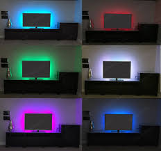 Rgb Led Strip Usb Colour Changing Lighting Kit 50cm Tv Pc Ps4 Background Light Wish