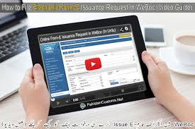 Text fields, checkboxes, radio buttons, submit buttons, etc. How To Get Electronic Form E For Export In Weboc Video Guide In Urdu Video Dailymotion