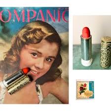 Vintage Lipstick 1940's Seville Orange Lip Color by Hazel Bishop