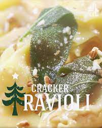 «guys i want to show you this gorgeous #veggie white asparagus & ricotta ravioli dish on the new…» Jamie Oliver Cracker Ravioli Jamie S Italian Christmas Facebook