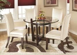Marissa 5 Pc Ivory Dinette Round Dining Room Round Dining Room Table Round Dining Table Sets