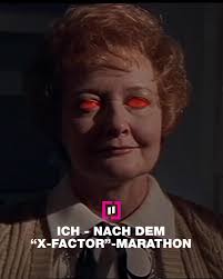 Leute, lasst die Linsen glühen! 🤩 Am Sonntag, 29.10., gibt es ab 9:00 Uhr  den ganzen Tag über "X-Factor: Das Unfassbare" auf die Glubscher. 🥳 Und
