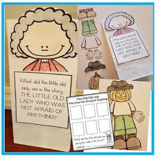 The Little Old Lady Who Was Not Afraid Of Anything Story Sequencing Activities Story Sequencing Sequencing Activities Old Women