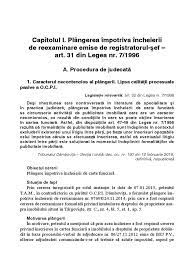 7/1996 legea cadastrului şi a publicităţii imobiliare. Actiunile De Carte Funciara Roxana Stanciu Extras