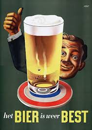 Once Again Beer Is Best Cartel De Cerveza Carteles Vintage Cartel Publicitario