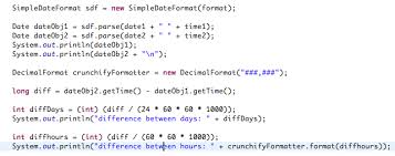 How To Calculate The Difference Between Two Java Date Instances Creative Web Design Simple Java Program Free Blog