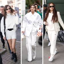 Let's be honest, every once in a while, we dream of being like the celebrities we like the most. The 7 Best All White Celebrity Looks For Major Fall Inspiration Teen Vogue