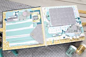 как сделать альбом для новорожденного своими руками мастер класс Detskij Albom V Amerikanskom Stile Zhivoj Master Klass Detskij Albom Detskie Podarki Detskie Otkrytki