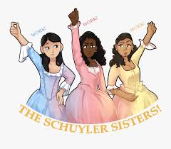 Hamilton Fans Sure Love The Schyler Sisters Hamilton Fanart The Schuyler Sisters Free Transparent Clipart Clipartkey