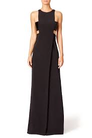 Kaufmanfranco Onyx Liquid Bugle Gown Gowns Party Dress Long Formal Dresses Long