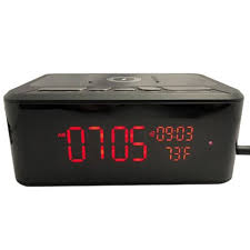 The night vision capacity of the camera is fairly satisfactory. Wi Fi Night Vision Hidden Clock Camera With Wireless Charger And Speaker Wireless Charger Covert Cameras Clock