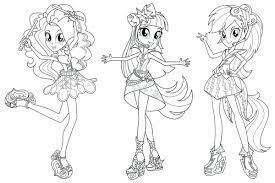 These alphabet coloring sheets will help little ones identify uppercase and lowercase versions of each letter. Coloring Pages Equestria Girls 100 Coloring Pages For Printing