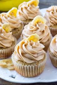 Peanut Butter Banana Cupcakes Recipe Banana Bread Cupcakes Banana Cupcakes Cupcake Recipes