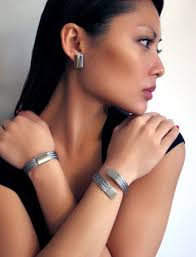Stainless Braided Collection Earrings and Bracelet