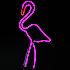 Vivid Handmade Led Flamingo Neon Signs Custom Art Business Bar Home Decor Led Visual Artwork Wall Hanging Sign Night Flash Light Advertising Lights Aliexpress