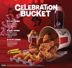 Let us bring the food to you with kfc delivery, or pick up your order at your preferred kfc store with self collect! Kfc Celebration Bucket Kfc Food Kfc Specials