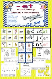 Et Cvc Word Family 10 Great Activities To Help Your Students Learn The Medial Short E Sound Mini Word Families Word Family Worksheets Preschool Worksheets
