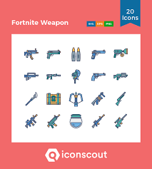 Download Fortnite Weapon Icon Pack Available In Svg Png Eps Ai Icon Fonts In 2021 Icon Pack Icon Icon Font