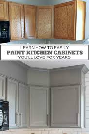 You will need to leave the drying side of the cabinet exposed and preferably with a fan on it. How To Easily Paint Kitchen Cabinets You Will Love Inspiration For Moms