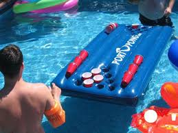 Floating Pool Pong Beer Pong Table This Could Be A Great Best Gift For A Sassy Friend Mother S Or Father S Day B Pool Accessories Party Swimming Pool Pool