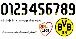 Here i give you all dortmund font for this season. Borussia Dortmund Font By Srhtaybrk On Deviantart