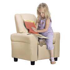 Check spelling or type a new query. Windaze Kids Recliner Sofa Pu Leather Chair For Little Boys Girls Small Sofa Chair With Cup Holder Soft Headrest Beige Buy Online In Dominica At Dominica Desertcart Com Productid 99072983