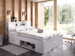 Materasso 160x200 a molle ortopedico. Letto Con Vani Portaoggetti 160 X 200cm Bianco Leandre