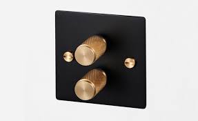Electricity Sold Metal Light Switches And Dimmers Cool Material Metal Lighting Light Switch Black Light Switch