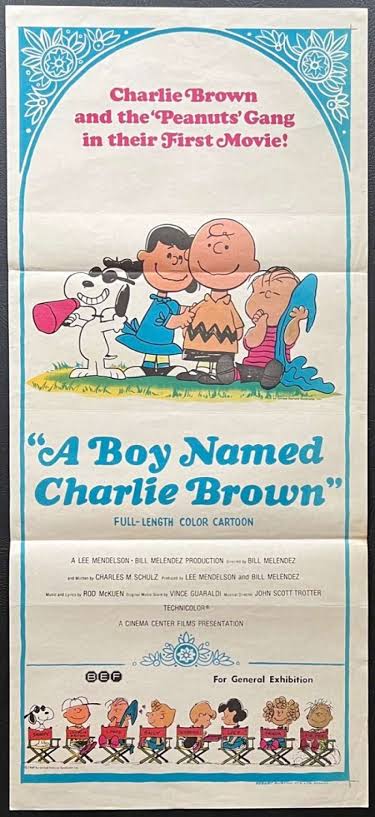 All About Movies - A Boy Named Charlie Brown Poster Original Daybill 1969  Peanuts