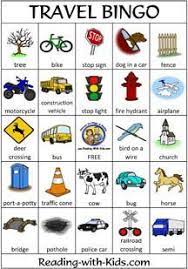 Reisen Bingo Druck Gross Fur Die Kinder Auf Langen Autofahrten Road Trip Activities Kids Travel Activities Travel Bingo