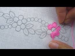 Embroidery software machine embroidery tutorials youtube youtube movies. Hand Embroidery Decorative Border Line Embroidery Design Modern Hand Embroidery Y Hand Embroidery Designs Sewing Embroidery Designs Hand Embroidery Tutorial