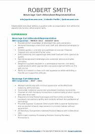 One of the objectives of a cover letter is to promote the candidate's job … Beverage Cart Attendant Resume Samples Qwikresume