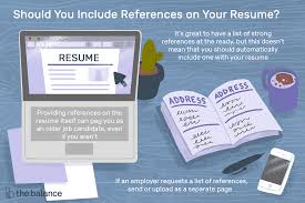 How To List References On A Resume