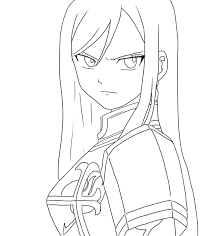 The fairy tail whole guild chibi | anime amino. Fairy Tail Erza Coloring Pages Fairy Tail Drawing Anime Lineart Fairy Tail Art