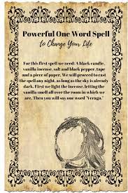 Here's a slightly more serious one. One Word Spell That Will Change Your Life Money Spells Powerful Money Spells Spells That Really Work