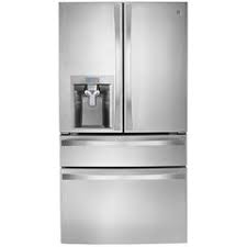 French door refrigerator—stock up on fresh foods. Kenmore Elite 72483 29 9 Cu Ft 4 Door Bottom Freezer Refrigerator W Dispenser Stainless Steel Kenmore