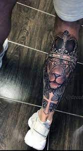 Tattoo Leg Lion Leo 21 Ideas Tattoos For Guys Badass Badass Tattoos Leg Tattoos