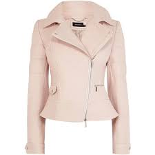 Karen Millen Pastel Leather Biker Jacket Leather Jackets Women Pastel Leather Jacket Jacket Outfits