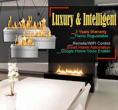 Similar to the dakota fire pit, the rocket stove creates a clean. Hot Sale 36 Inches Smokeless Fire Pit Indoor Wifi Control Bioethanol Fires Fireplaces Aliexpress