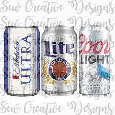 Ultra Miller Coors Light Beer Cans Sublimation Digital Download Png File Coors Light Beer Can Miller Coors Beer