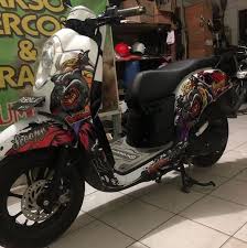 8 Tips 26 Gambar Modifikasi Scoopy Terbaik Retro Gambar
