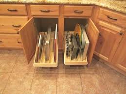 Pan Lid Cooking Sheet Organizer Pull Out Shelves By Slideoutshelvesllc Com Traditional Kitchen Cabinet Storage Kitchen Cabinet Pulls Cabinets Organization