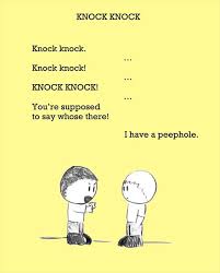 1.knock knock. tap to reveal. Cute Knock Knock Jokes