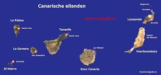 Controleer snel of je een reisstekker (wereldstekker) moet meenemen voor de stopcontacten op de canarische eilanden. Kaart Van De Canarische Eilanden