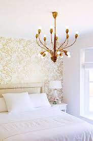 Wallpaper accent wall in home office, installed for haven design & construction. Pin On Beautiful Bedroom