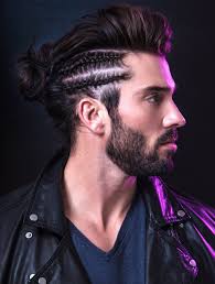 Two Side Braids Hairstyle With Long Hair Mens Braids Hairstyles Braided Hairstyles Hair Styles
