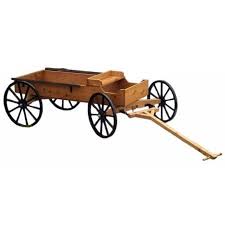 Candy Concepts Decorative Buckboard Wagon Wooden Yard Display Bakery Cart Wood Wagon Decorative Wagon Antique Wagon