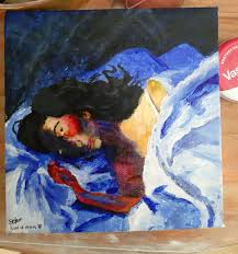 The cover of the lorde album 'melodrama,' painted by finally, finally, finally, lorde has released her second album. I Painted This Album Cover Of Melodrama For My Mom Before She Moved Away Lorde
